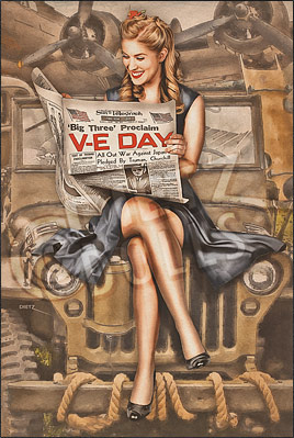 Vintage Military Pin Up 90