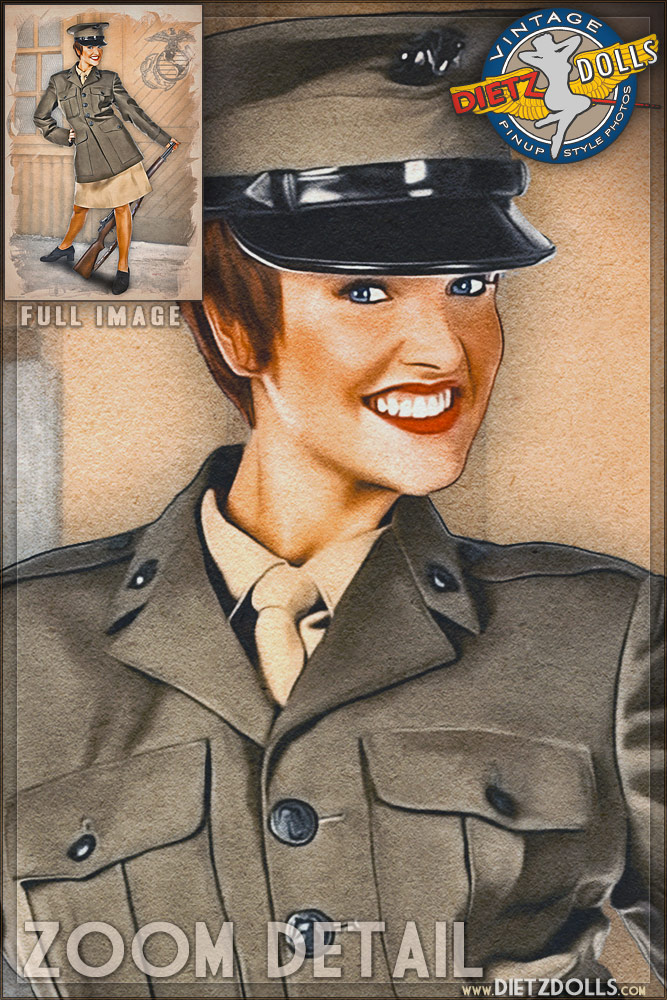 My My Marine!, Dietz Dolls Vintage Pinup Photography Store